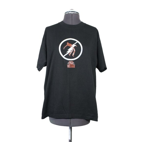 Hef-T by Tee Jays High Voltage graphic print single stitch US made t-shirt‎ - Picture 1 of 11